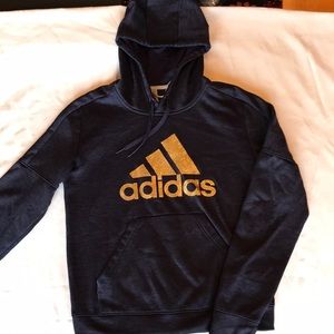Adidas Navy blue/gold Hoodie